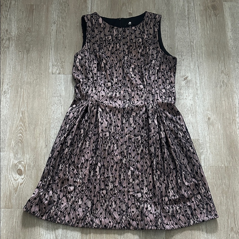 Jason Wu Lined Floral Lace Overlay Dress